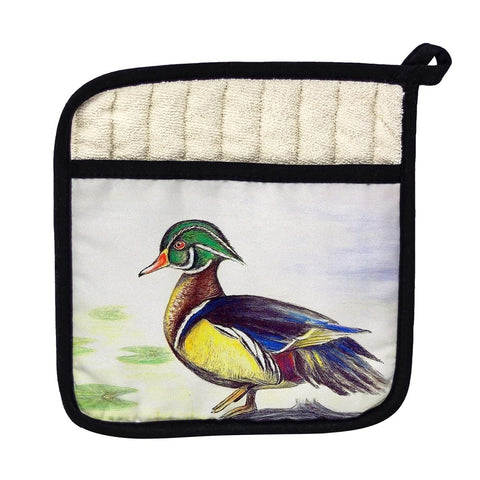 Betsy Drake PT145 Male Wood Duck Pot Holder