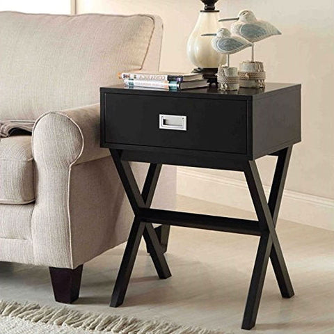 1-Drawer Bedside Table Nightstand