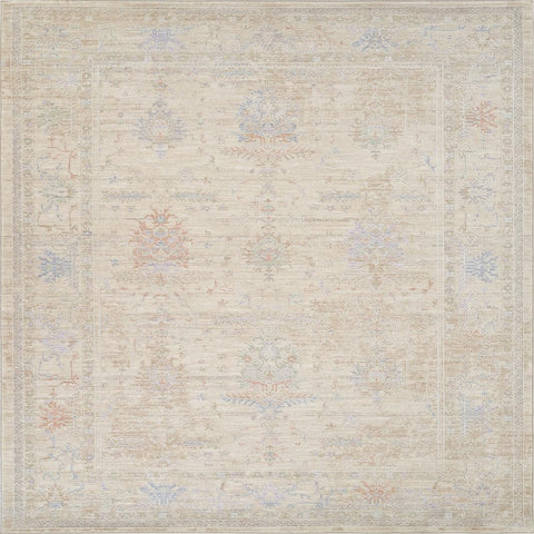 Pasargad Home Turkish Amber Design Area Rug - Transitional, Beige/Beige 8' 0'' X 10' 0'' - Elegant & Durable for Living Room, Bedroom, or Office