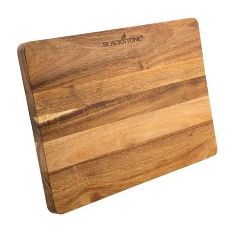 BLACKSTONE 5595 Solid Acacia Wood Griddle Cutting Board with Feet (17 x 12”)- Large and Lightweight, Premium Durable Quality to Chop Vegetables for Indoor, Outdoor, Kitchen, Easy to Clean (Rectangle)