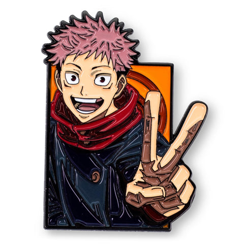 Toynk Jujutsu Kaisen Yuji Itadori Limited Edition Enamel Pin Anime Expo 2022 Exclusive | Metal Brooch Badge Accessories for Backpack, Clothes, Hats | Anime Manga Gifts and Collectibles
