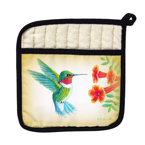 Betsy Drake PT1093 Dicks Hummingbird Pot Holder