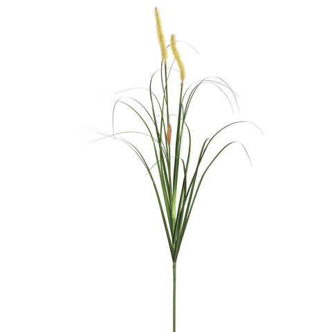 Vickerman Everyday 43" Artificial Green Foxtail Grass Spray - Faux Grass Plant Decor - Home Or Office Indoor Greenery Accent - Maintenance Free - 4 Pack