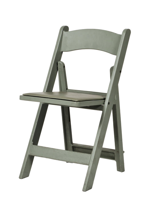 Commerical Seating Products Resin Flint Grey Folding Chairs