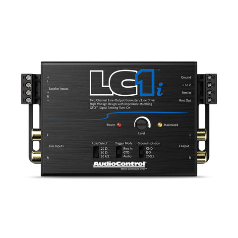 AudioControl LC1i Active 2-Channel Line Driver & Line Output Converter for Adding Subwoofers or Amplifiers to Factory Car Audio System, Replace OEM Head Unit, Impedance Matching, Distortion Free