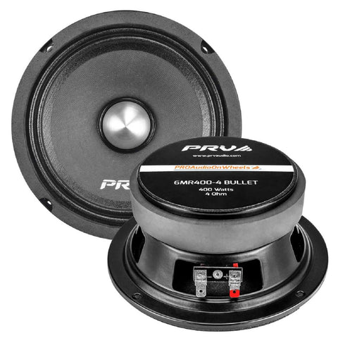PRV AUDIO 6" MID Range Bullet,400W,4OHM
