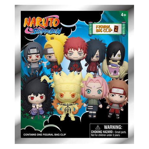 Hot Topic Naruto Shippuden Series 6 Blind Bag Figural Key Chain MULTI NONE