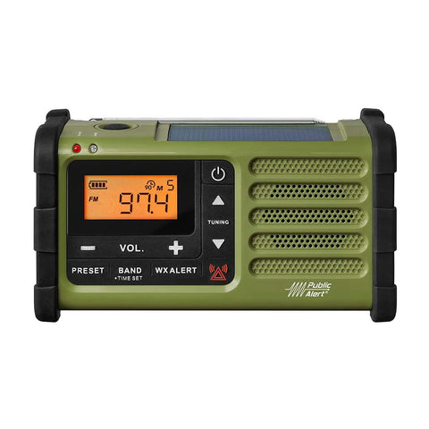 SANGEAN SG-112 AM/FM/Weather/Hand Crank/USB Solar/Emergency Alert Radio