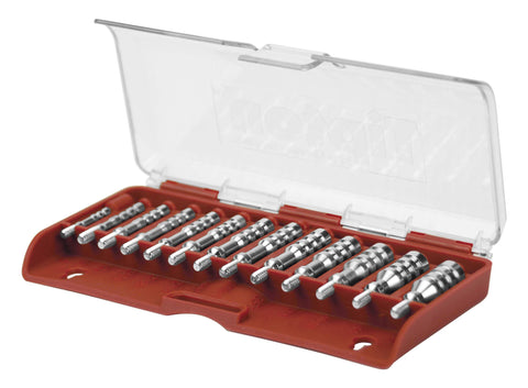 Tipton Ultra Jag Set with 13 Caliber Specific Cleaning Jags and Storage Case for Firearm Cleaning and Maintenance