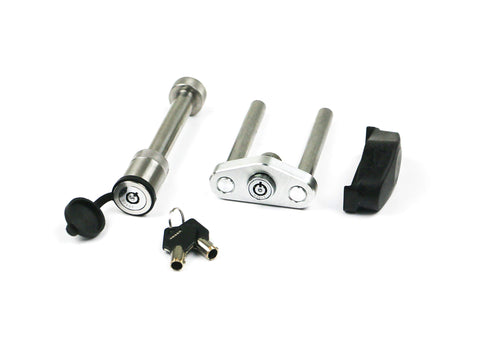 Weigh Safe WS06 - Keyed Alike Dual Pin Lock and Receiver Pin (Designed to Function with 2",2.5" & 3" Receivers). ONLY FITS 180 Hitch Ball MOUNTS, Black