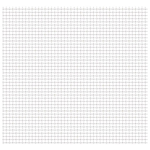 vidaXL Crimped Garden Wire Fence - Stainless Steel Mesh Panel - Large 39.4"x33.5"x0.8" Size - Versatile Use - Easy to Clean - Safety Standard Compliant