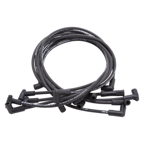 Edelbrock 22703 Spark Plug Wire Set SBC 78-86 V8 HEI 500 ohm Resistance Black (Set of 8)