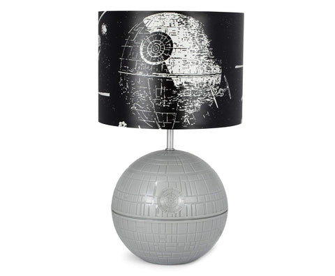 Star Wars Death Star 3D Touch Lamp | LED Desk Lamp with Printed Death Star Lamp Shade | USB Lamp | 14 Inches