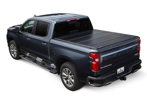 LEER HF650M Quad-Folding Tonneau Cover, Fits 2019-2026 GM Silverado/Sierra with 6'6" Truck Bed
