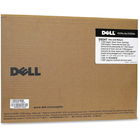 Dell D524T Black Toner Cartridge for 5230, 5350 Laser Pritners