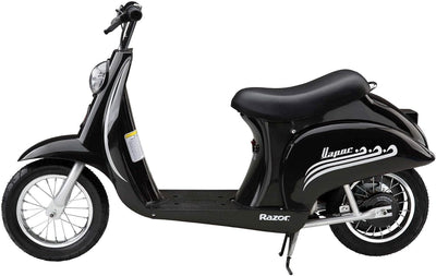 Razor Pocket Mod Miniature Euro-Style Electric Scooter for Ages 13+, Vintage-Inspired Design, Up to 40 Minutes Ride Time