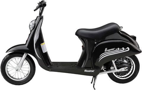 Razor Pocket Mod Miniature Euro-Style Electric Scooter for Ages 13+, Vintage-Inspired Design, Up to 40 Minutes Ride Time
