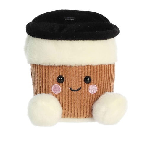 Aurora® Adorable Palm Pals™ Essie Coffee Cup™ Stuffed Animal - Fun Collectible Plush for Kids and Adult Collectors - Perfect for Decorating Rooms and Birthday Gifts - White 4.5 Inches