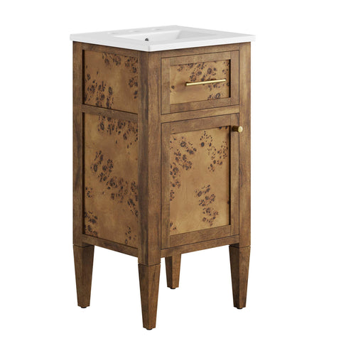 Elysian 18 Inch Wood Bathroom Vanity