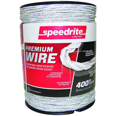 Speedrite - 9 Strand Premium Wire 1320' - White