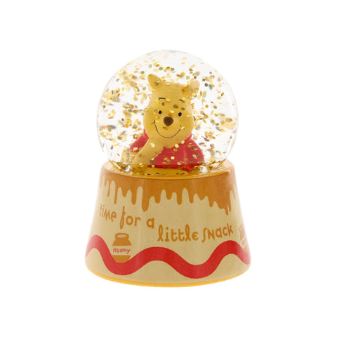 Silver Buffalo Disney Winnie The Pooh “Time for a Little Snack Boxed Light-Up Snow Globe, 45mm