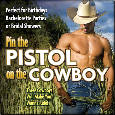 Little Genie Productions LIG62055: Pin The Pistol On The Cowboy