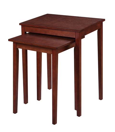 Convenience Concepts American Heritage Nesting End Tables, Mahogany