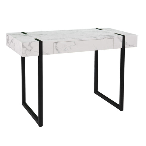 Rangley Modern Faux Marble Desk