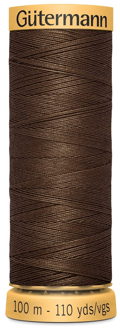 Natural Cotton Thread 110 Yards-Brown