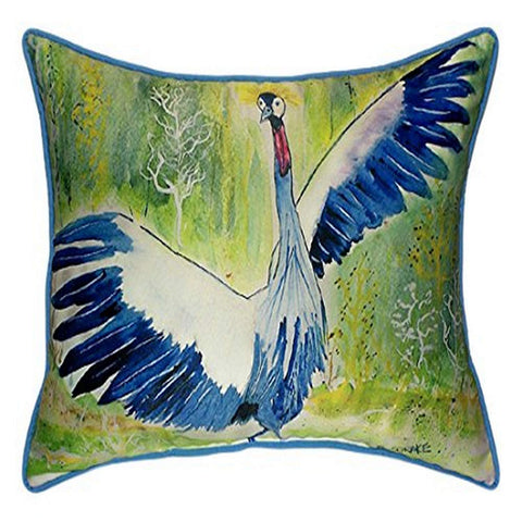 Betsy Drake Dancing Crane Pillow, 20" x 24"