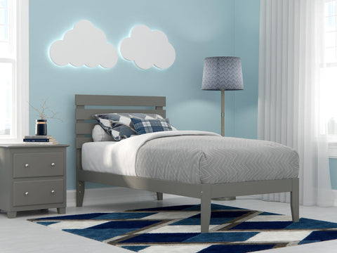 AFI, Oxford Twin Platform Bed, Grey