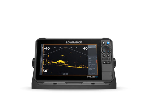Lowrance HDS PRO 9 FishFinder/ Chartplotter with Smartphone Integration, Preloaded C-MAP DISCOVER OnBoard Charts, No-Transducer, 9-inch SolarMax Display, Black, 000-15996-001
