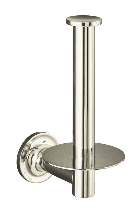 KOHLER K-14444-SN Purist Toilet Tissue Holder, Vibrant Polished Nickel