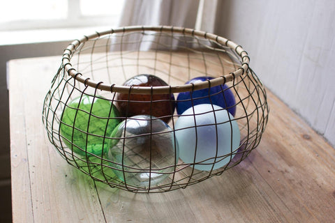 Kalalou CRL300 Recycled Glass Ball, Multicolor