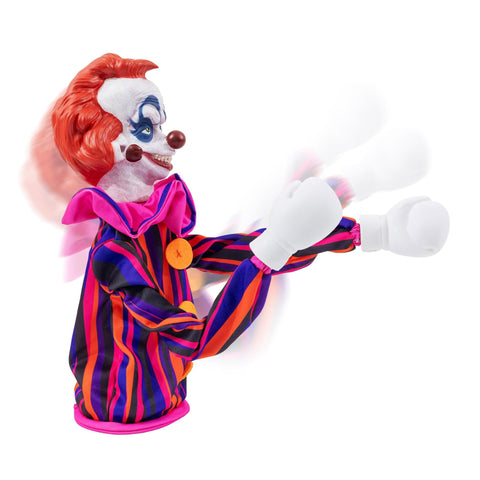 Horror Reachers Killer Klowns from Outer Space Rudy 13-Inch Boxing Puppet for Adults | Retro '80s Horror Collectibles