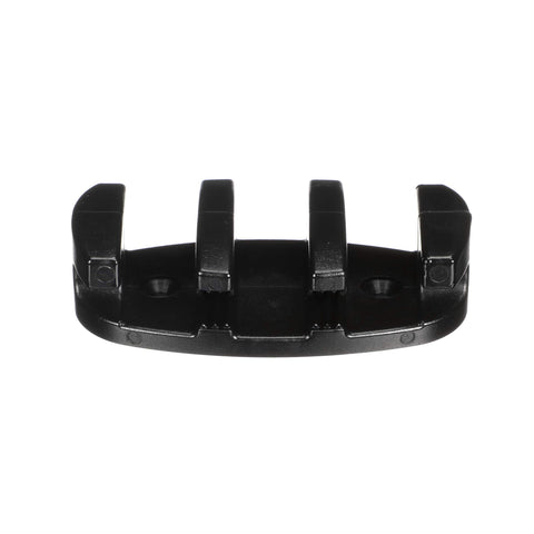 Attwood 11926-7 Zig-Zag Cleats, 3 ½ Inches Long, Nylon, Black, for Rope Up to 3/8-Inch Diameter, Drilled for 2 Fasteners, Pair