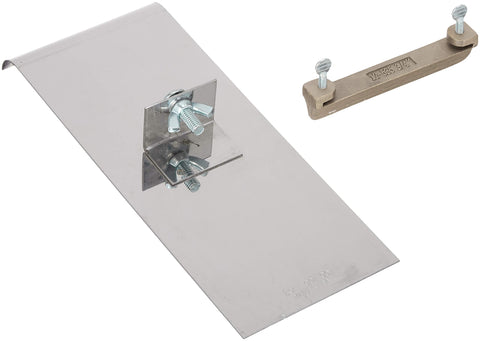 Bon 12-788 12-Inch by 4-7/8-Inch Adjustable Walking Edger and Groover with 3/4-Inch Radius, Stainless Steel