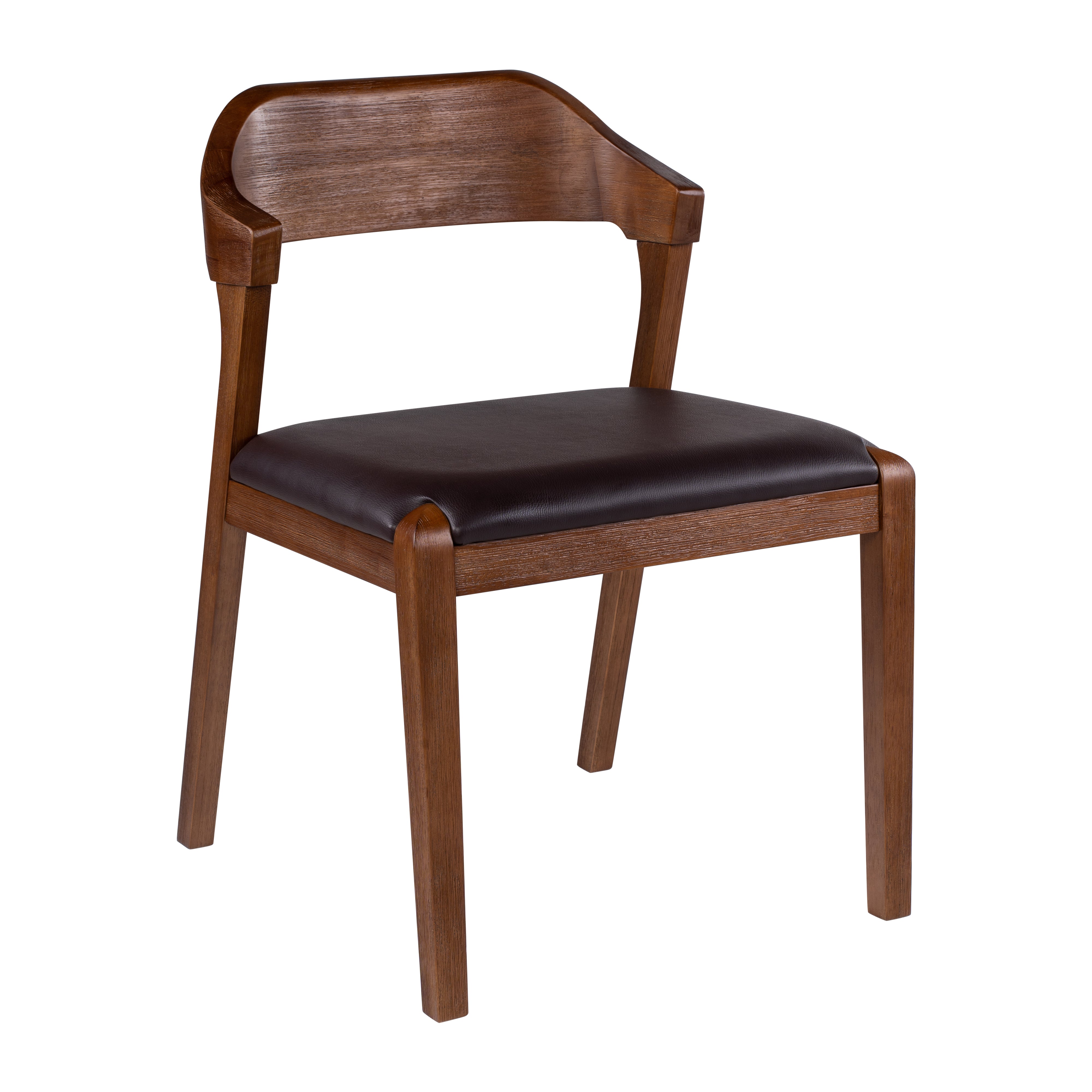 Rasmus Dining Side Chair - Chestnut Wire-Brush Finish