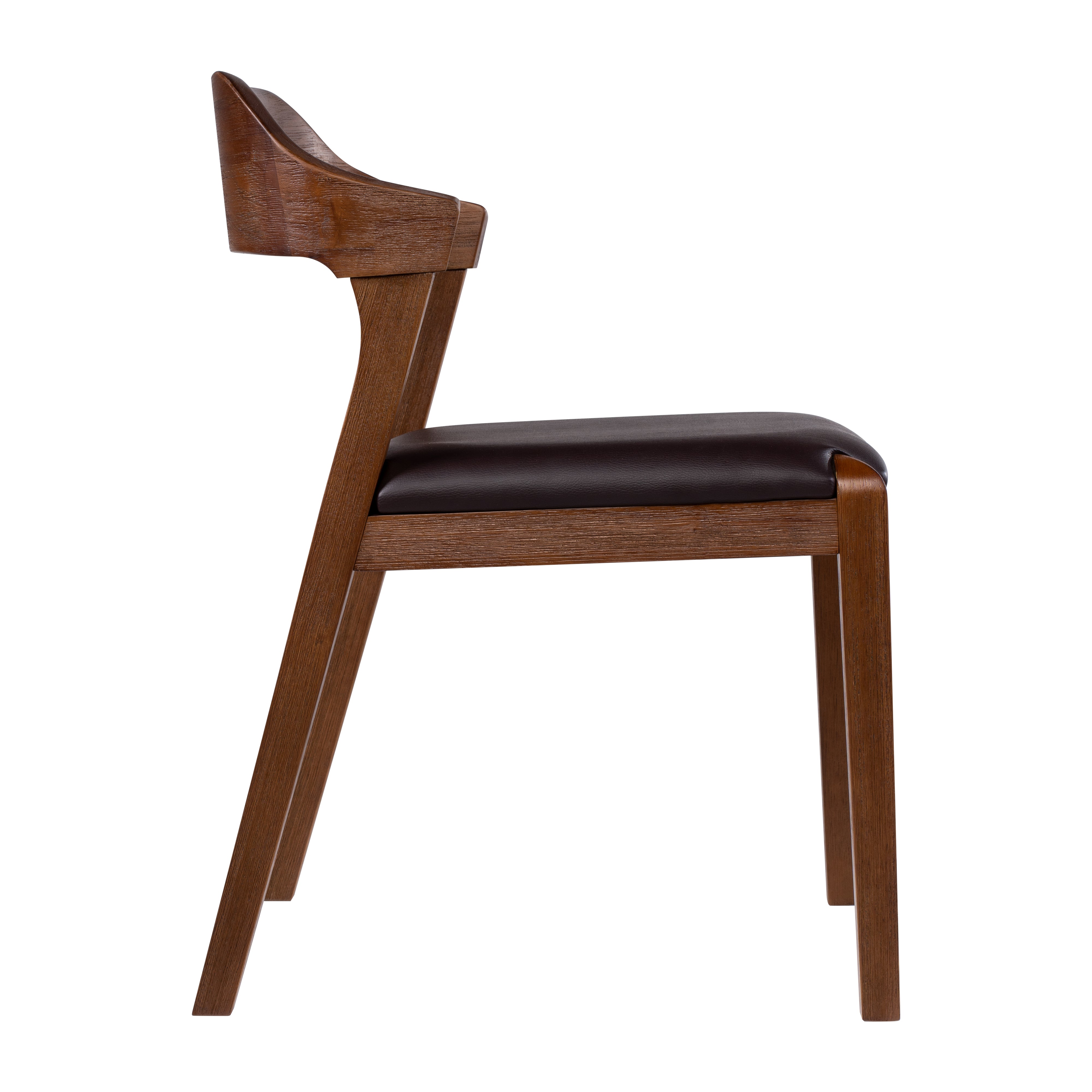 Rasmus Dining Side Chair - Chestnut Wire-Brush Finish