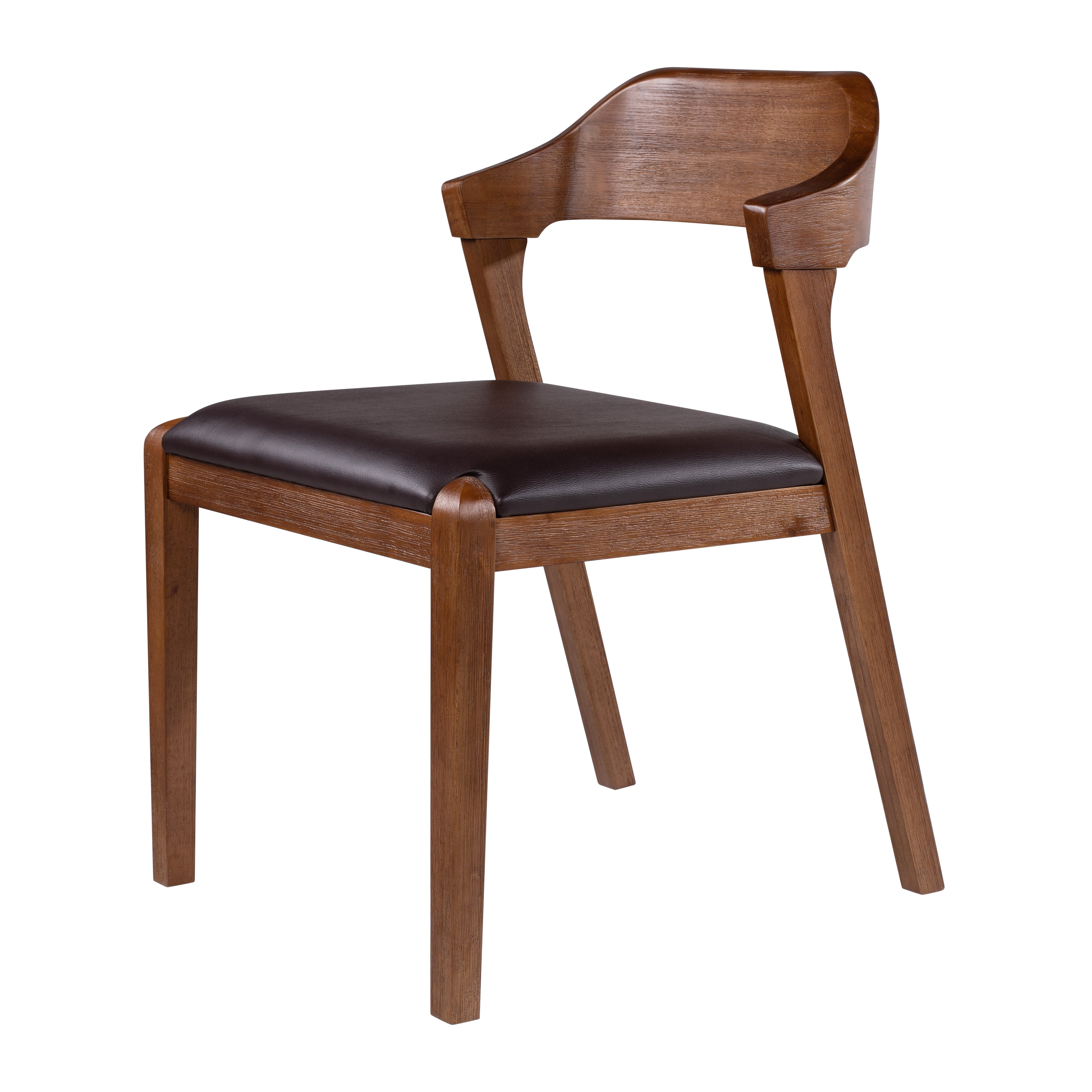 Rasmus Dining Side Chair - Chestnut Wire-Brush Finish