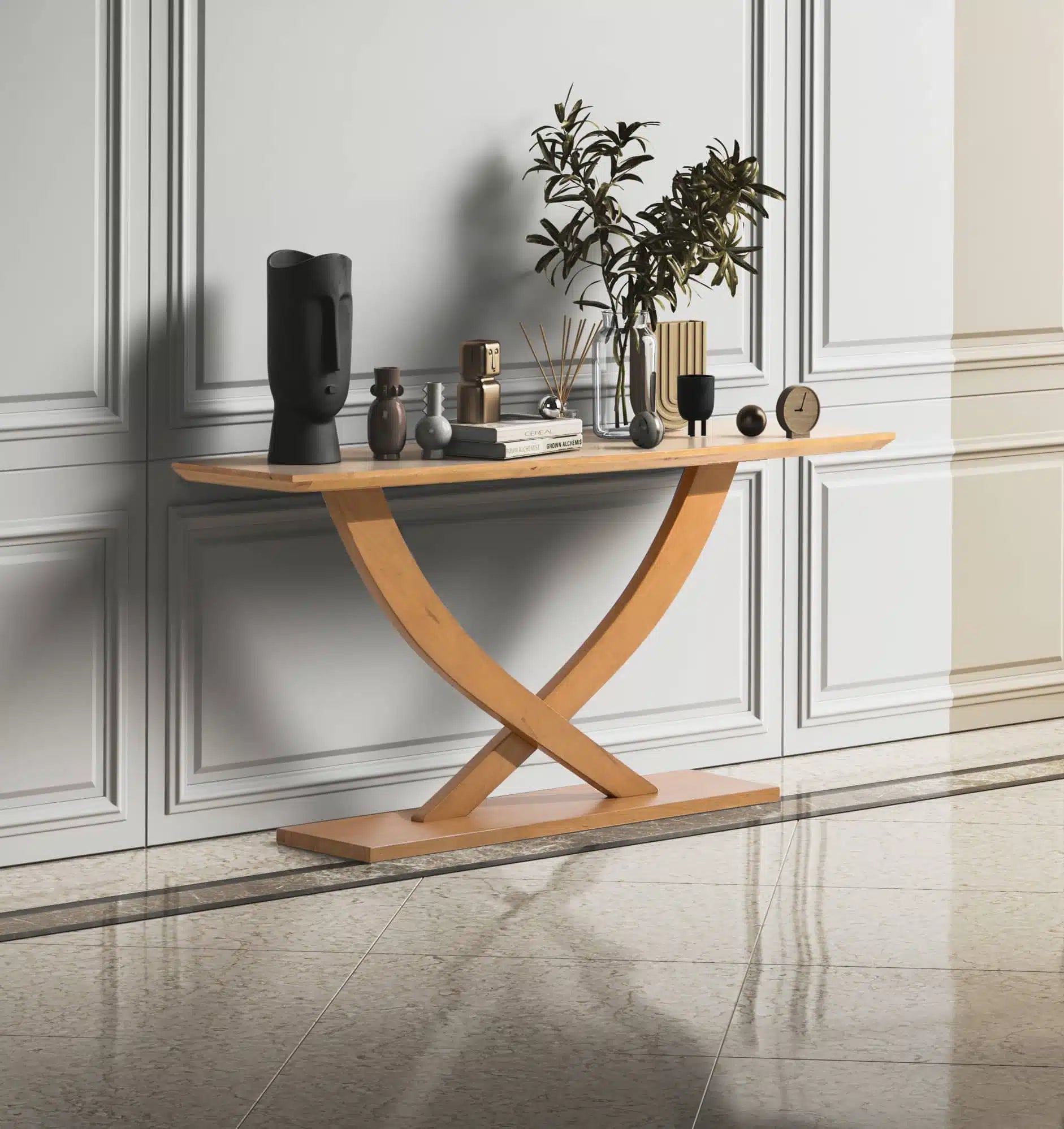 Rasmus Console Table - Honeycomb