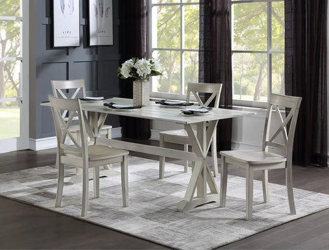 5pc Jamestown Dining Set, Table + 4 Chairs