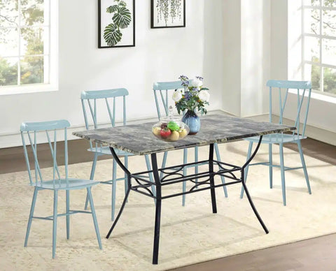 Bastian 5pc Dining Set - Light Blue