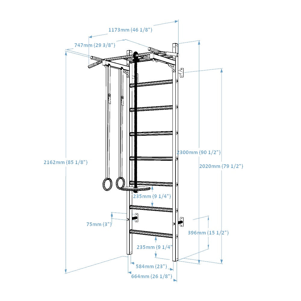 BenchK 221B + A076 Wallbars