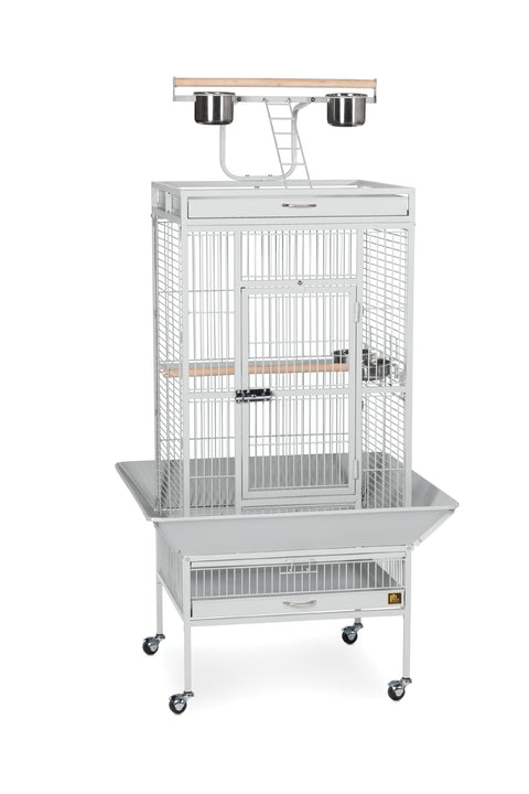 Prevue Pet Products Wrought Iron Select Bird Cage Pewter Hammertone 3151BLK 24'' x 20'' x 60''