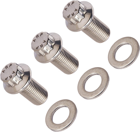 ARP 4306801 Stainless Steel 3-Piece Lower Pulley Bolt Kit