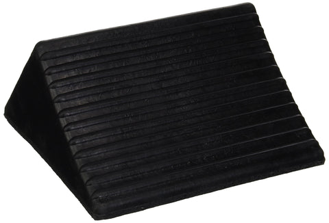 Buyers Products WC1468A Rubber Wheel Chock, 8 x 6 x 5 Inch, Oil Resistant and Durable Reinforced Rubber for Use with Utility Vehicles, Trailers, and Vehicle Maintenance and Storage