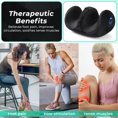 REATHLETE FOOTOASIS Foot Massager Machine with Heat | Foot and Calf Massager | Remote Control | Ultimate Feet Massager for Pain Relief and Circulation Boost | Deep Tissue Massager