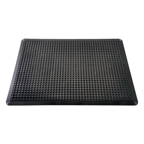 Floortex® Doortex® Black Anti-Fatigue BubbleMat - 35" x 60"
