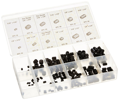 ATD Tools 381 200-Piece Socket Set Screw Assortment